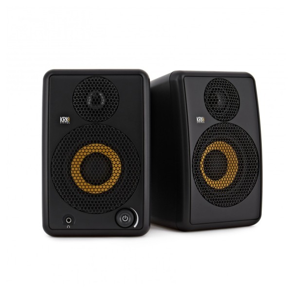 KRK GoAux 3 Portable Monitors - Ex Demo - Front Angled