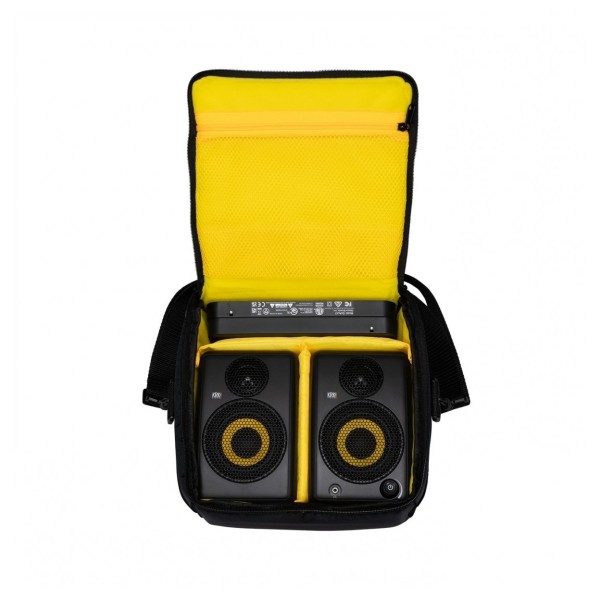 KRK GoAux 3 Portable Monitors - Ex Demo - Bag Open