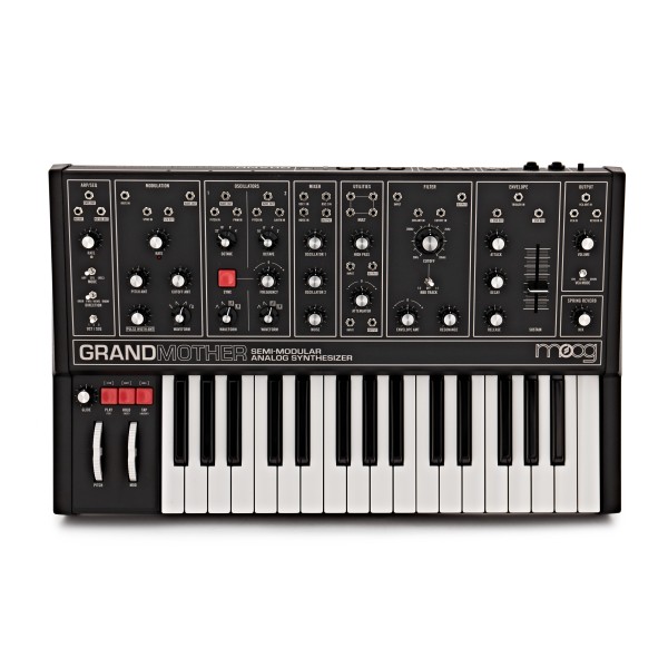 Moog Grandmother Semi-Modular Analog Synthesizer, Dark Series at