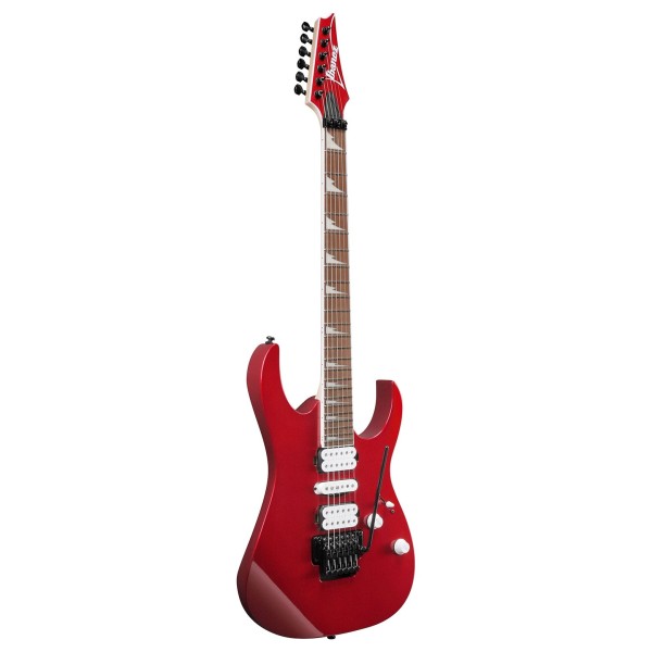 Ibanez RG470DXW, Candy Apple - angle 