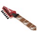 Ibanez RG470DXW, Candy Apple - headstock 