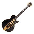 Gibson Custom 1957 Les Paul Custom Reissue 3-Pickup Bigsby Light Aged, Ebony #751237