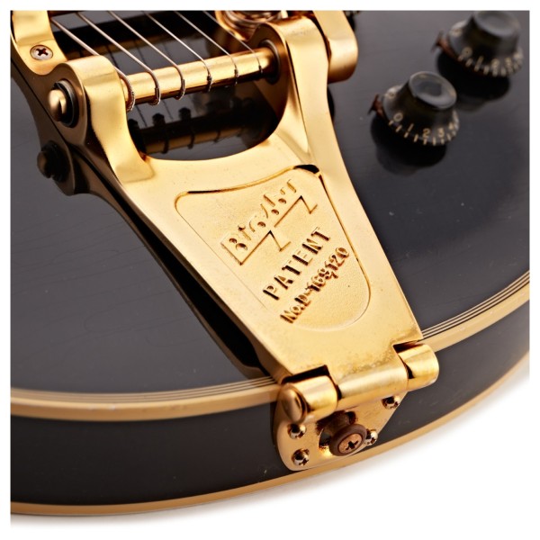 Gibson Custom 1957 Les Paul Custom Reissue 3-Pickup Bigsby Light Aged, Ebony #751237 - Bigsby