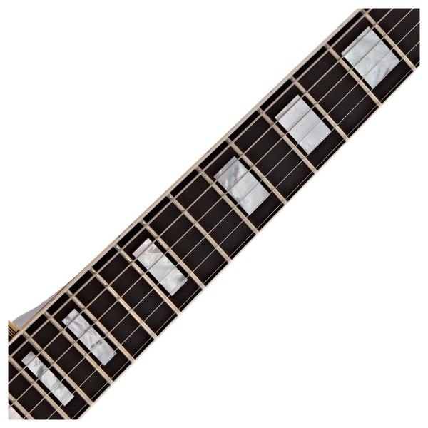 Gibson Custom 1957 Les Paul Custom Reissue 3-Pickup Bigsby Light Aged, Ebony #751237 - neck