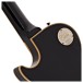 Gibson Custom 1957 Les Paul Custom Reissue 3-Pickup Bigsby Light Aged, Ebony #751237 - neck joint