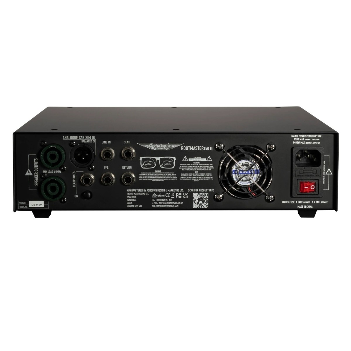 Ashdown RM-800-EVO II Lightweight 800w Bass Head at Gear4music