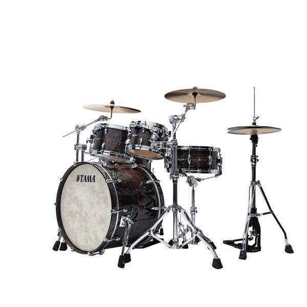 Tama Star Maple 22" 4pc Shell Pack, Charcoal Brown Paraiso