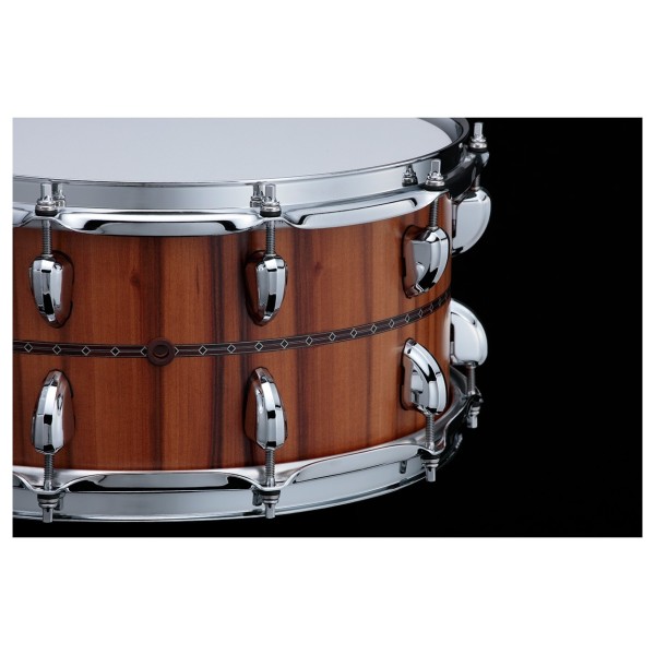 Tama Star Reserve G-Mahogany 14" x 6.5" Snare Drum, Satin Natural Tineo
