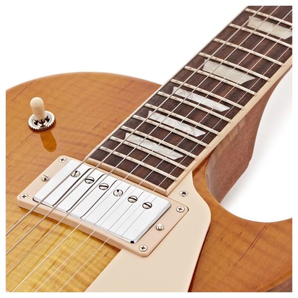 Gibson Les Paul Studio Figured, Washed Cherry Sunburst #203550225 - upper frets
