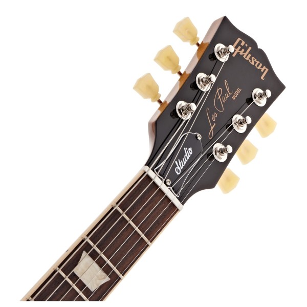Gibson Les Paul Studio Figured, Washed Cherry Sunburst #203550225 - headstock
