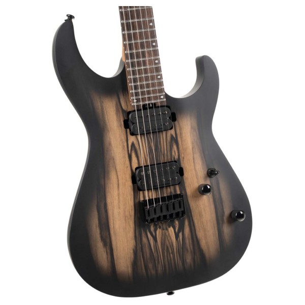 Cort KX500 Pale Moon, Natural Black Burst - body