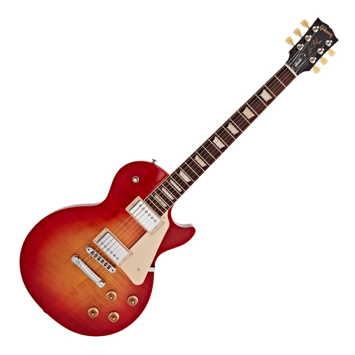 Click to view product details and reviews for Gibson Les Paul Studio Figured Washed Cherry Sunburst 207750243.