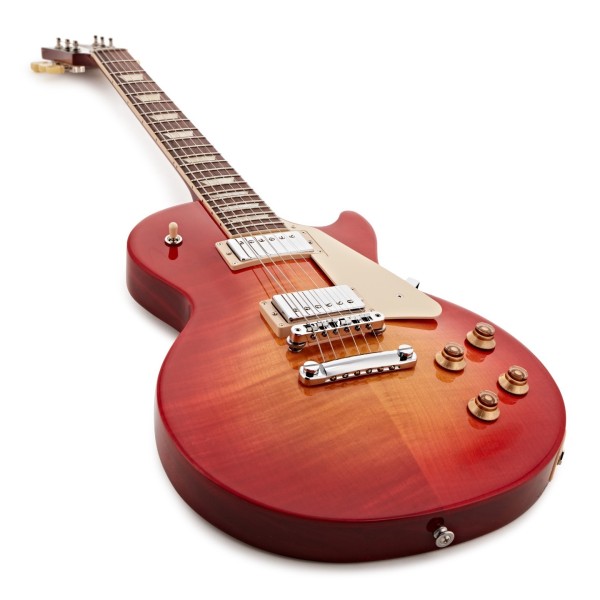Gibson Les Paul Studio Figured, Washed Cherry Sunburst #207750243 - angled shot