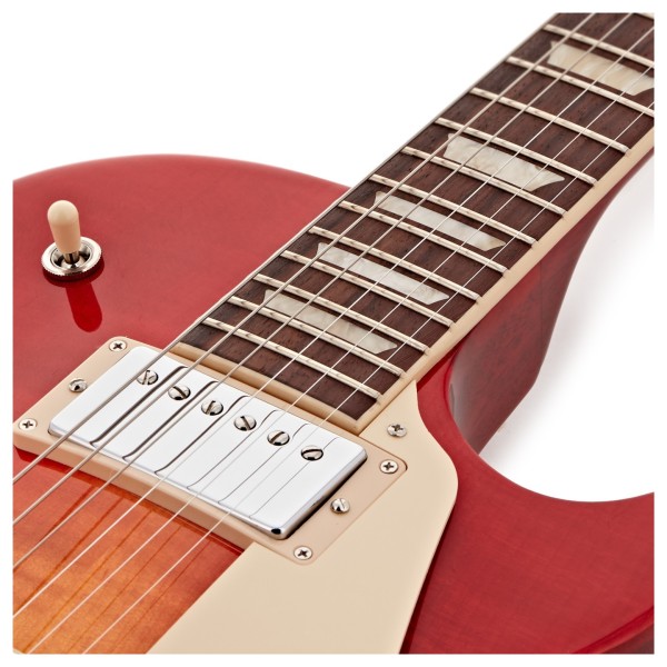 Gibson Les Paul Studio Figured, Washed Cherry Sunburst #207750243 - upper frets