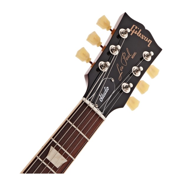 Gibson Les Paul Studio Figured, Washed Cherry Sunburst #207750243 - headstock