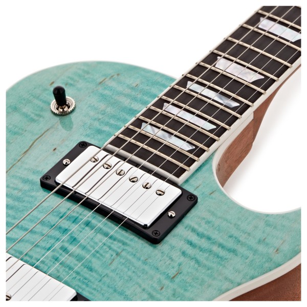 Gibson Les Paul Modern Figured, Seafoam Green #220350007 - upper frets