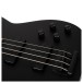 Spira Guitars B-400 MBK Bass, Satin Black - hardware and controls