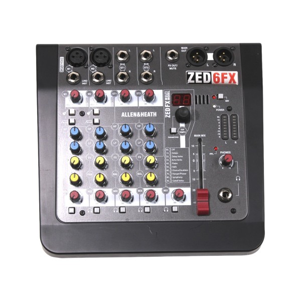 DJ機材 ALLEN & HEATH ZED6FX Allen & Heath ZED-6FX Compact Mixer - Secondhand at Gear4music