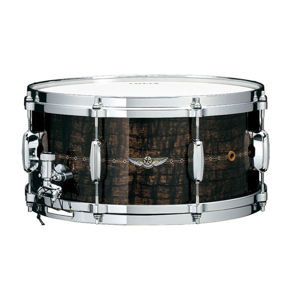 Tama Star 14" x 6.5" Maple Snare Drum, Charcoal Brown Paraiso
