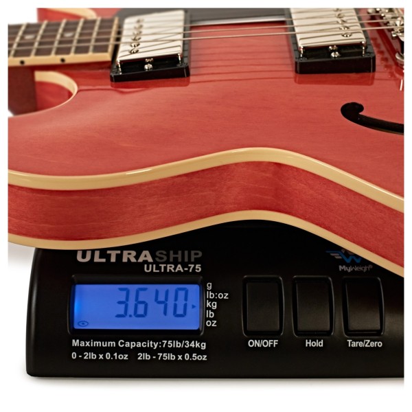 Gibson ES-335, Watermelon Red #226240309 - weight shot