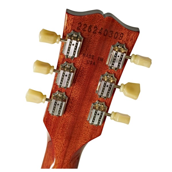 Gibson ES-335, Watermelon Red #226240309 - back of headstock