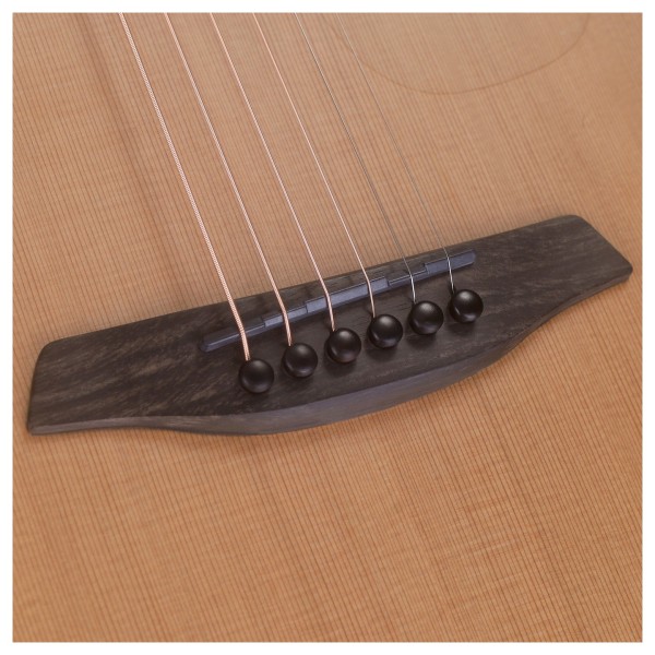 Furch Guitars Pioneer-CM a Travel Guitar - bridge
