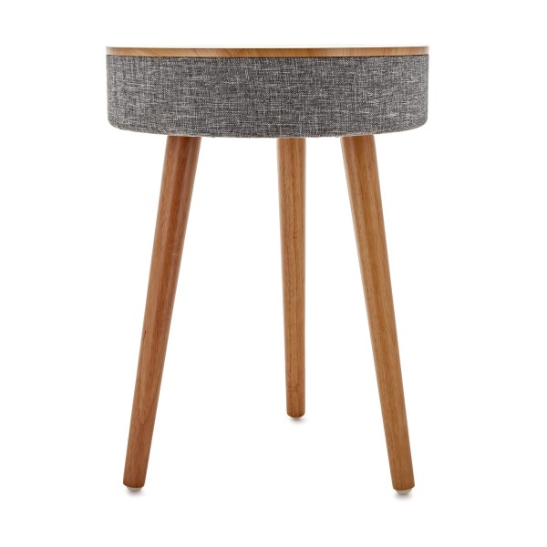 AVCOM Speaker Table with Bluetooth, Oak