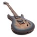 PRS SE Custom 24-08 Burl, Lake Blue Midnight Burst - angled shot
