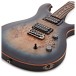 PRS SE Custom 24-08 Burl, Lake Blue Midnight Burst - body
