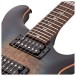 PRS SE Custom 24-08 Burl, Lake Blue Midnight Burst - upper frets
