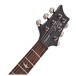 PRS SE Custom 24-08 Burl, Lake Blue Midnight Burst - headstock
