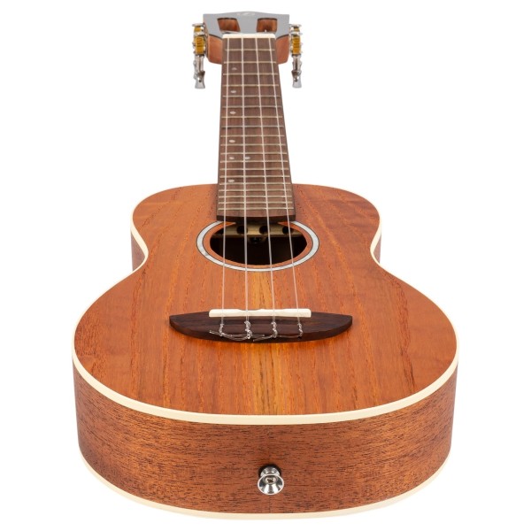 Flight Iris Concert Calantas Ukulele, Natural - lower bout