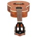 Flight Iris Concert Calantas Ukulele, Natural - headstock