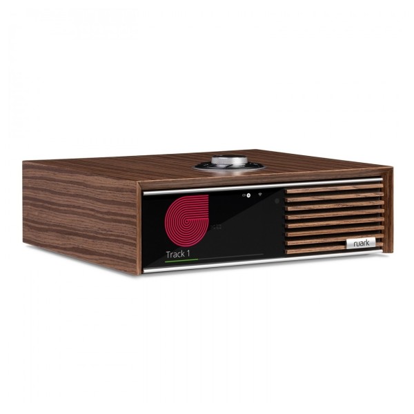 Ruark R610 Integrated Music System, Walnut with Half-Price R-CD100 USB CD Player 2 