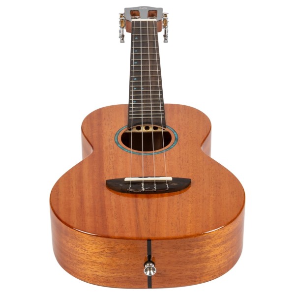 Flight Iris Tenor Tinta Ukulele, Natural - lower bout