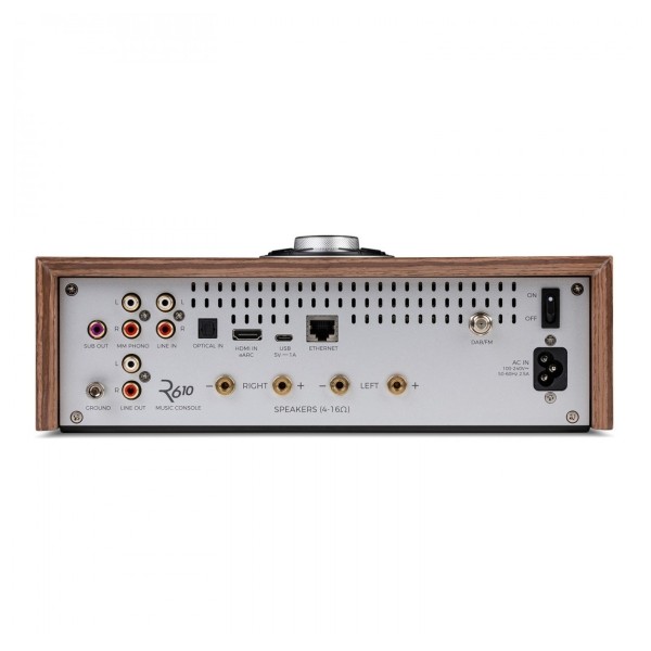 Ruark Audio R610 DAB+ Bluetooth Music Console, Fused Walnut 4 
