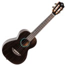 Flight Iris Tenor Tinta Ukulele, Trans Black