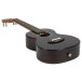 Flight Iris Tenor Tinta Ukulele, Trans Black - angled shot