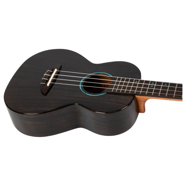 Flight Iris Tenor Tinta Ukulele, Trans Black - body