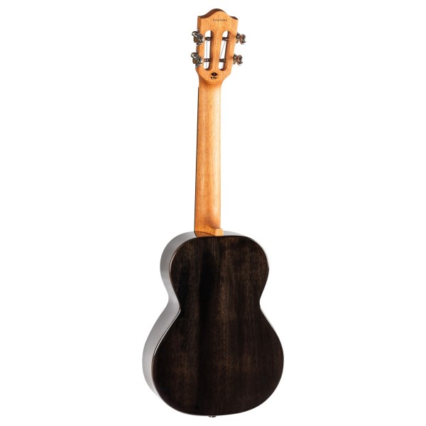 Flight Iris Tenor Tinta Ukulele, Trans Black - back