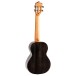 Flight Iris Tenor Tinta Ukulele, Trans Black - back