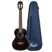 Flight Iris Tenor Tinta Ukulele, Trans Black - case