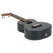 Flight Iris Tenor Tinta Ukulele, Trans Blue - angled shot