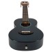 Flight Iris Tenor Tinta Ukulele, Trans Blue - lower bout