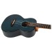Flight Iris Tenor Tinta Ukulele, Trans Blue - body