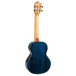 Flight Iris Tenor Tinta Ukulele, Trans Blue - back