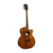 Lag Auditorium Cutaway Electro Acoustic Guitar, Angle 2