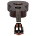 Flight Iris Tenor Tinta Ukulele, Trans Purple - headstock