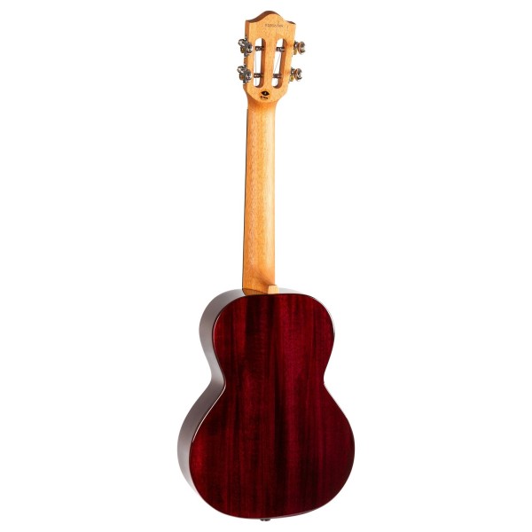Flight Iris Tenor Tinta Ukulele, Trans Purple - back