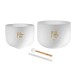 Meinl Sonic Energy 2-piece TCM Crystal Singing Bowl Yin & Yang Set